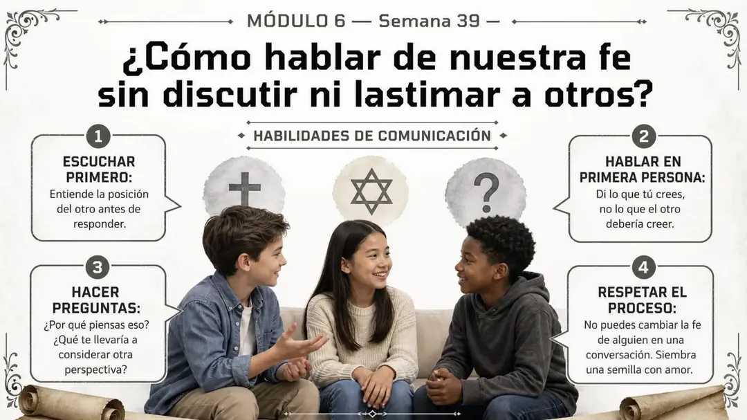 Semana 39 · Cómo hablar de nuestra fe